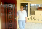 Dr Anna ouside the clinic